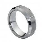 Tungsten Carbide Ring With Multiple Vertical..